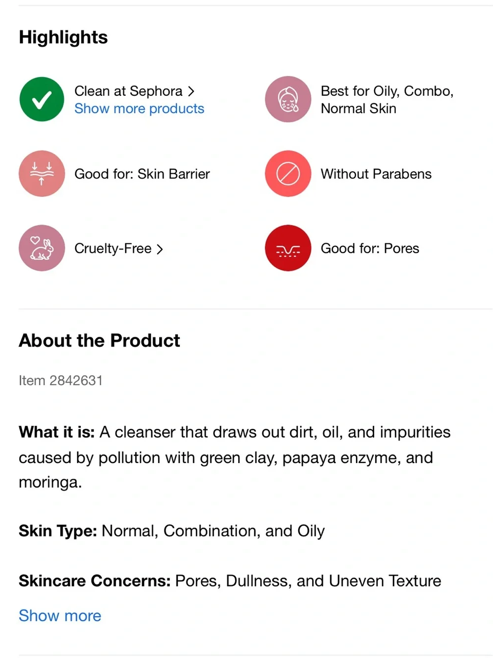 NIB Farmacy Green Clean Whipped Foaming Cleanser